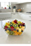 3 PCS SQUARE BOWL SERVICE BOWL LARGE SIZE BOWL SALAD SERVICE MIXING BOWL 24 CM X24 CM.3 pieces - 7