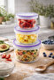 Screw Sealed Storage Container Set of 3 (0.25l + 0.50l + 0.70l)