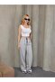 Women's Two Thread Ov Oversized Wide Leg Modal Sweatpants – Gray |   Relaxed Fit S-2Xl - 4