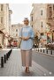 قميص قطني بدون أكتاف
