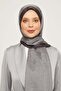 Anthracite Ring Pattern Monogram Shawl