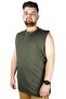 Mode XL Large Size Men's Basic Undershirt 20004 Khaki