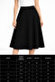 Brioche Knit Winter Flared Women's Skirt - 5
