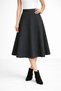 Brioche Knit Winter Flared Women's Skirt