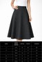 Brioche Knit Winter Flared Women's Skirt - 2