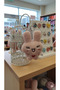 Cute Expression Plush Rabbit Keychain Series - Bag Accessory with Heart and Smile Detail, Gift - 5
