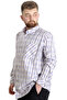 Mode XL Large Size Men's Shirt Plaid Long Sleeve 23300 Caramel - 3