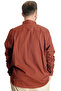 Mode XL Large Size Men's Shirt with U.Sleeve Pocket Oxford 20366 Plum - 4