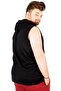 Mode XL Large Size Men's Sleeveless Hood Redefine 21127 Black - 2