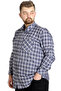 Mode XL Large Size Men's Shirt Plaid Long Sleeve 23300 Grimelange - 2