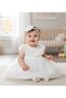 Baby Girl Tulle Flower Detail Bolero Dress - 2