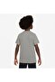 K NSW TEE FUTURA HBR - DK GREY HEATHER - 7