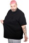 Mode XL T-Shirt Polo Neck with Pocket Classic 20550 Black - 3