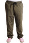 بنطلون رجالي موديل XL كتان JOGGER SPRING 23913 كاكي