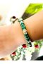Special Series Green Enamel, Flower Patterned Clamp Acr8709