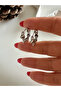 Xuping Stone Nail Model Hoop Earring-Silver Color Acr7836 - 2