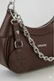 Chain Detailed Women's Shoulder & Crossbody Bag – Extra Long Strap, Casual & Stylish Brown - 7