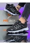 Black and White Men's Casual Sports Shoes Unisex - 2