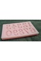 Dotted Western Number Numbers Silicone Mold K-1155, Scented Stone Soap Plaster Candle Mold - 4