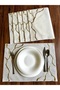 Linia Model Gold Embroidered 6-Piece American Service Set, Supla - 4