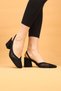 Women's Thick Heeled Lace Detailed Evening Dress Shoes Heeled Shoes - 2