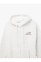 Fleece-Lined Comfortable Fit Pocketed Long Sleeve Zippered Back Printed Hooded Sweatshirt - 6