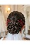 Beaded Scalloped Double Bridal Hair Clip