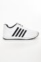 Men's White Daily Comfortable Sole Soft Light Flexible Walking Sneaker Lace-Up Sports Shoes - 2