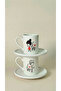 Special Tutam Porcelain Cup Set for Couples for 2 Persons with Gift Box |   2 People 4 Pieces - 4