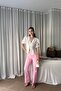 LYCRAL BELTED DENIM PANTS - 2