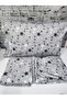 Cotton Star Pattern Single Duvet Cover Set with Elastic (fitted) - 3