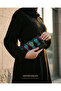 Handbag Palestine Tatreez Embroidered Blue Clutch Bag 10X19 cm - 6