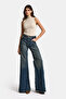 Women's Tint Denim Color 2w5-8 MRY Flare Fit Comfortable Fabric Inseam 83 cm Denim Jeans - 2