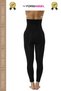 Women's Leggings No-Show Tummy Control Shaping Waist Slimming High Waist Corset Leggings - 2