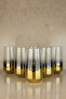 Lal Big Series Titanium Coated Glass Modern Cup - 6 Pieces Water Cup - 3