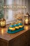 Premium Ramadan Serving Set – Elegant Metal Bowls with Decorative Tray for Home & Celebra - 2
