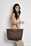 Folding Zippered Large Size Women's Handbag and Shoulder Bag Coffee Bags ☕️ - 6