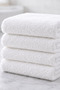 Hotel Towel 4 Pieces Cotton Hand & Face & Head Towel 200 Gr 50X90 cm - White - 2