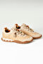 Tokyo - 193-1 Women's Straw Sneaker with Suede Details and Beaded Calla - 2