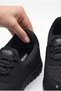 Women's Sports Shoes - Lightweight Orthopedic Sole Black - 4