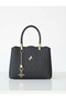 Miami Polo Clup Faux Leather Women's Bag with Shoulder and Hand Straps
