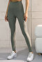 Premium High Waist Push up Shaping Belize Leggings 4006 Khaki - 4