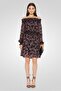 Women Paisley Print Mini Dress, Multicolor