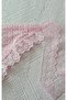 Lace-Up Waist Tie Brode Fabric Pink Bandana |   Multi-Purpose Stylish Design - 4