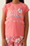 3408 Cotton Short Sleeve Waiter Girl Pajama Set - 3