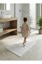 White Aqua Luxe Suction Cup Shower Anti-Slip Foldable Anti-Slip Bath Mat 45X70