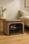 1 Piece Multi-Purpose Organizer with Window, Steel Reinforced Zippered Clothing and Blanket Organizer - 4