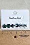 Caprea Steel Multi-Clover Earrings for Women, Silver Color, Non-Tarnishing Women's Earrings - 2