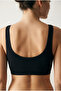 Corded Fabric Knitted Thick Strap Shaping / Sculpting Bustier Crop Tank Top (High Elasticity) - 5