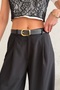 New Season Polyviscon Belted Palazzo Trousers - 3